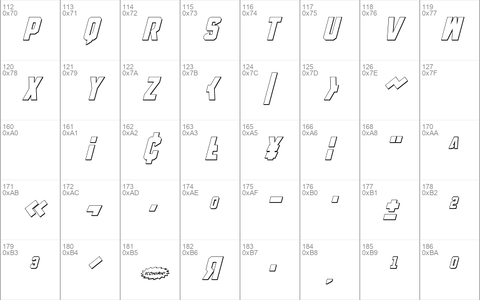 Antilles 3D Italic