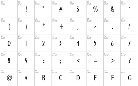 PenwinCondensed Regular