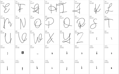 Handitype font