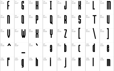 Hanca Bold font