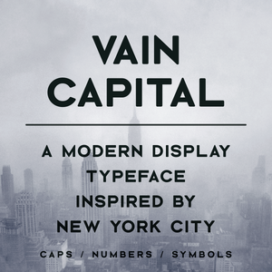 TVPS Vain Capital font