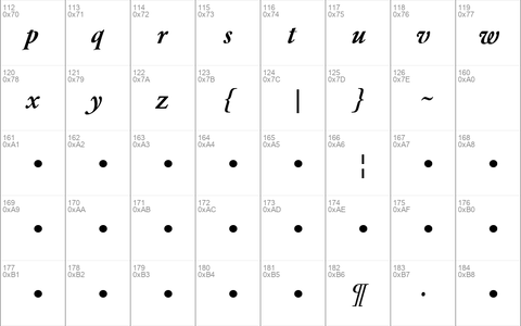 QTGaromand Bold Italic