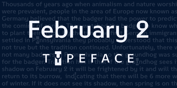 February 2 font