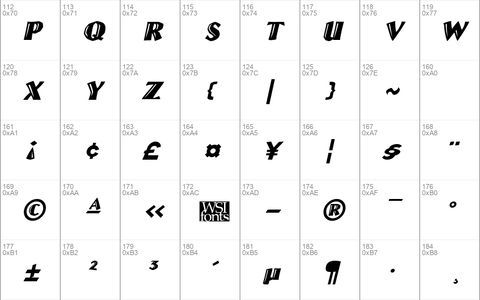 LinoLetterCut Italic