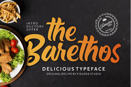The Barethos font