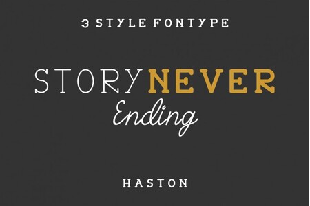 HASTON DEMO font