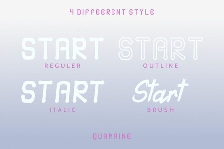 Quamaine Demo font