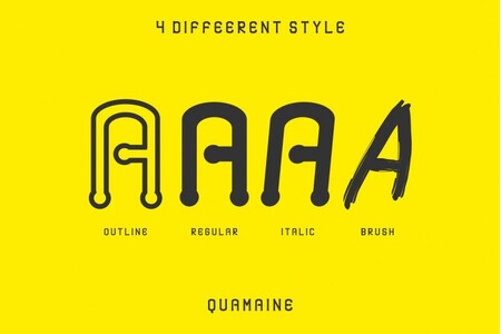 Quamaine Demo font