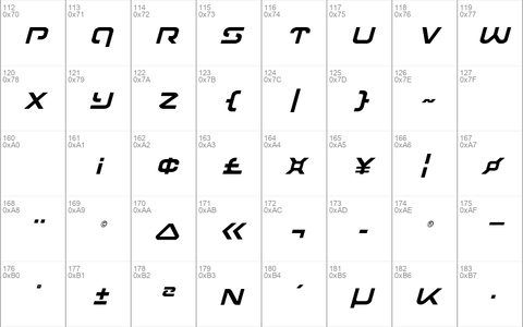 Gunrunner Italic Italic