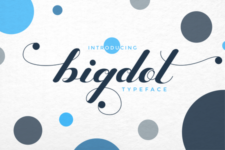 Bigdot Freeversion font