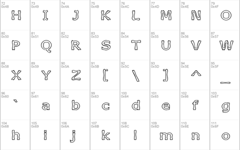 Boneribbon Outline Regular