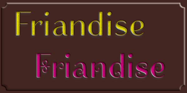 Friandise NormalDemo font
