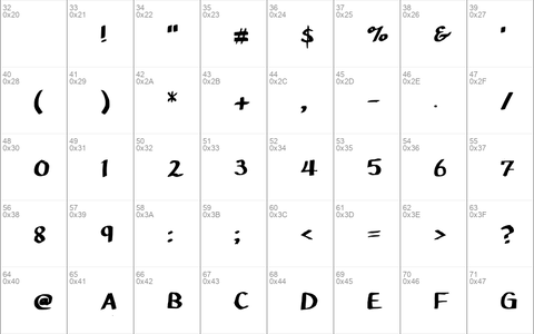 Pupil Caligraphic Regular