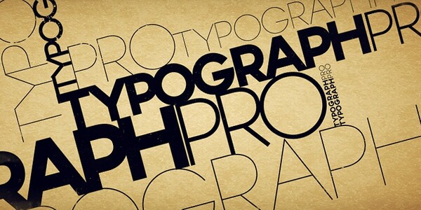 TYPOGRAPH PRO font
