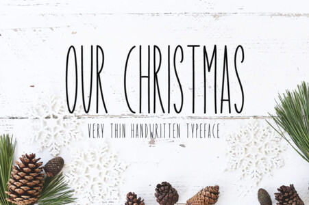 Our Christmas font