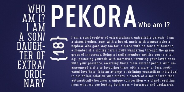 Pekora-BoldItalic font