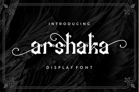 Arshaka font
