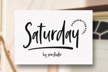 Saturday Vibes font