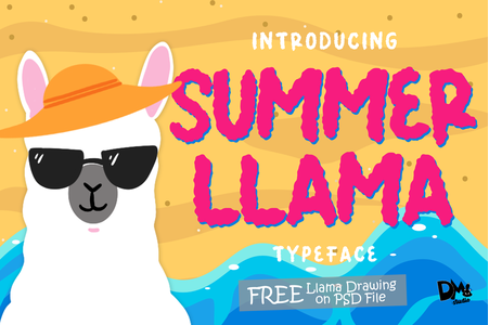 Summer Llama font