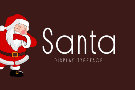 Santa font