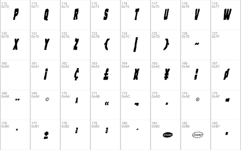 Clubber Lang Condensed Italic