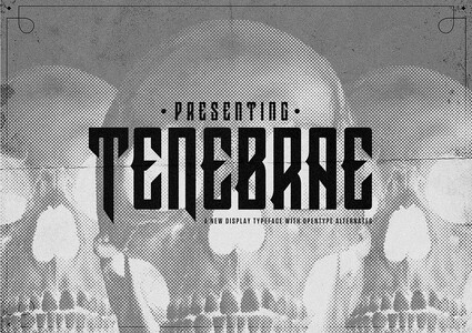 Tenebrae font