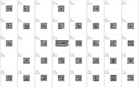 D3 Labyrinthism katakana