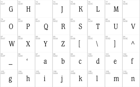 WaverlyLightCondensed Regular