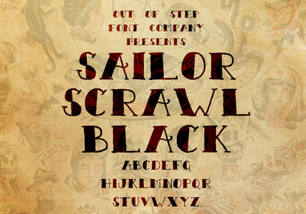 Sailor Scrawl font