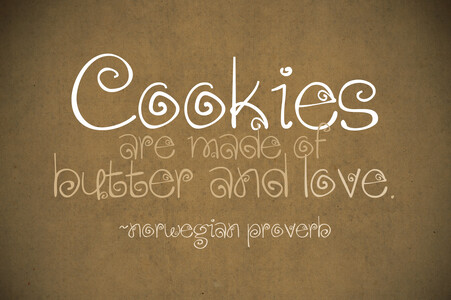 Gingersnaps font