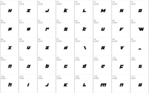 Flight Corps Academy Italic