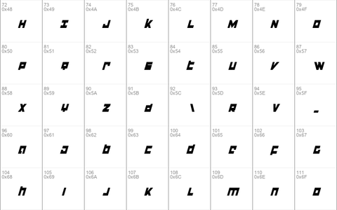 Flight Corps Condensed Italic