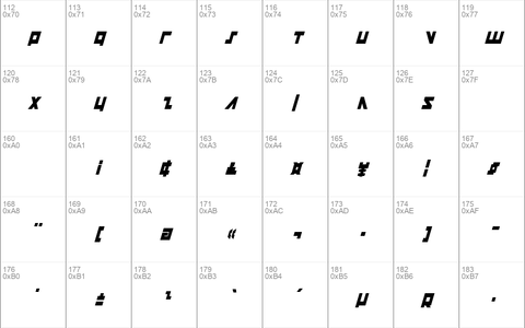 Flight Corps Condensed Italic