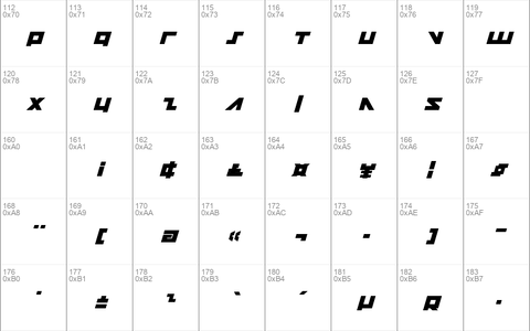 Flight Corps Expanded Italic