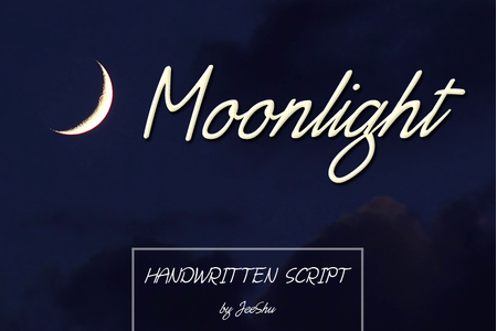 Moonlight Script font