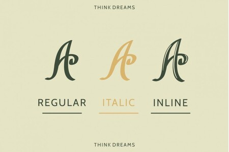 Think Dreams Demo Inline font