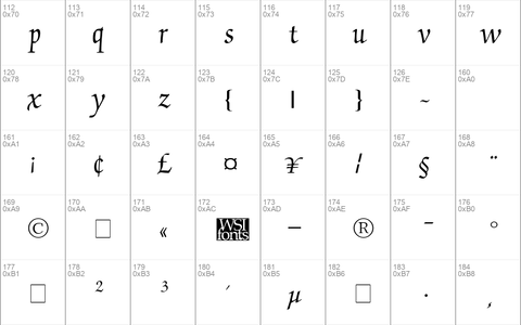 Chancery Cursive Regular