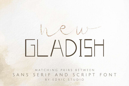 New GLADISHdemo Fancy font