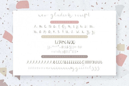 New GLADISHdemo Fancy font