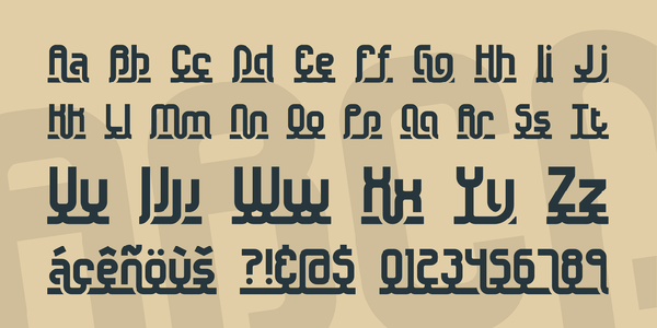 Underscore BRK font