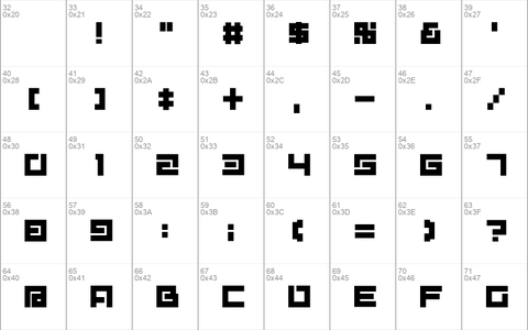 D3 Mouldism Alphabet