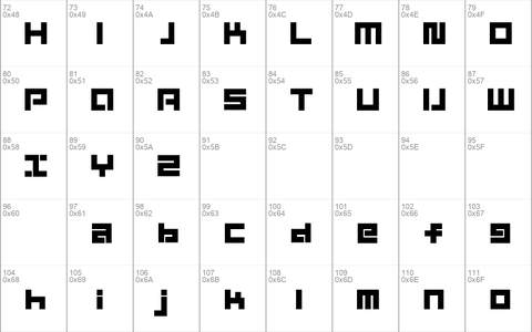 D3 Mouldism Alphabet