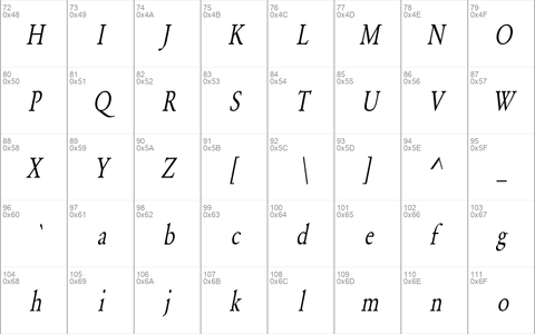 Yearlind-Normal Condensed Italic