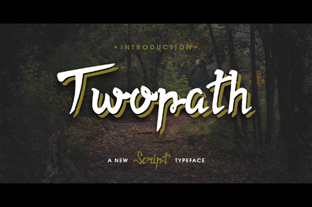 Twopath Regular font