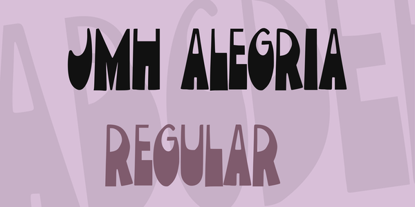 JMH Alegria font
