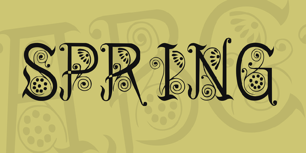 Spring font