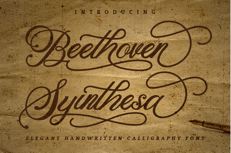 Beethoven Syinthesa font