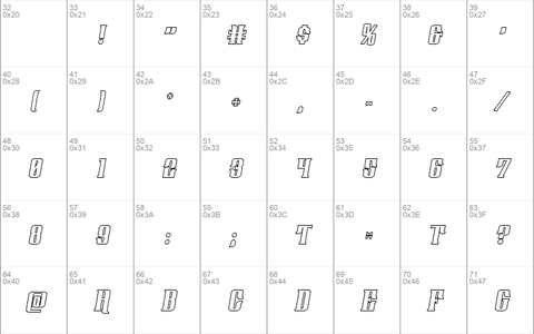 Gentleman Caller Outline Italic