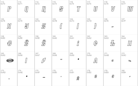 Gentleman Caller Outline Italic