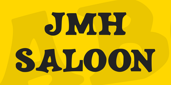 JMH SALOON font